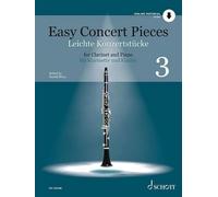 Leichte Konzertstücke – Volume 3 pour clarinette et piano – 14 pièces provenant de 4 siècles