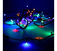 easy-connect guirlande lumineuse 4m 60 leds multicolores 30v (ip44 intérieur-extérieur) edm total 1,08w