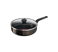 Easy Cook & Clean Sauteuse 24 Cm + Couvercle En Verre, Non Induction, Revetement Antiadhésif, Fabriqué En France B5543202