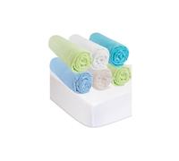 EASY DORT 6 Draps housse 50x100 Coton OCÉAN + 2 Protèges-matelas