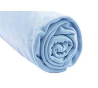 Easy Dort Drap Housse 90x140 cm Lit Enfant Evolutif Lit Junior | Extensible | Bambou Hypoallergénique | Ciel | Sommeil sain | Certifié Oeko-Tex | Qualité | Fabriqué en Europe