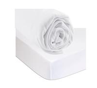 Easy Dort | Kit Drap Housse 140x190 Blanc + Alèse Protège Matelas Bambou Imperméable | Sommeil sain | Blanc | Certifié Oeko-Tex | Qualité | Fabriqué en Europe