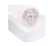 Easy Dort | Kit Draps Housse 90x190 cm + Alèse Coton Bio Sommeil sain | Blanc | Certifié Oeko-Tex | Qualité | Fabriqué en Europe