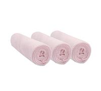 Easy Dort Lot de 3 Housses pour Matelas à Langer 50x70 / 50x80 en Coton - Rose