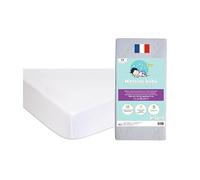 Easy Dort - Matelas 40x90 Matelas + 2 ALESES Bio | Été & Hiver | Très Confortable | Double Face | Oeko tex® | Blanc