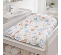 EASY DORT | Matelas à Langer 70x45 cm PU | Motif Animaux | Lavable & Imperméable | Bords surélevés | Facile à nettoyer | Fabriqué en France