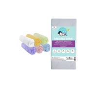 EASY DORT - Matelas bambou bébé 70x140 + 6 draps housse coton + 2 alèses coton - Kit pratique lit bébé