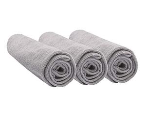 Easy Dort Pack de 3 Housses pour Matelas à Langer en Coton Bio Noisette 50 x 70/80 cm