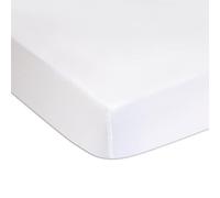 Easy Dort Protèges Matelas, Alèses Couffin & Berceau Bébé, Molleton, Blanc, 40 x 80 cm - Lot de 2