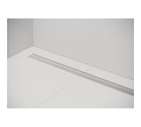 Easy Drain Compact 30 FF zero caniveau de douche plaque simple avec évacuation latérale 6x90cm inox edcomffz900-30