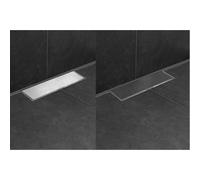 Easy drain M-line caniveau de douche 80cm ensemble complet bonde 50 mm inox m-line-800-50