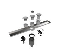 Easy Drain Multi 50 partie encastrable séparée 9.8x70cm avec siphon 30/35/50cm edmi700-o