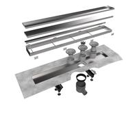 Easy Drain Multi TAF caniveau de douche plaque simple 100cm avec grille Zero design inox edmtaf1000