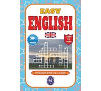 Easy English Crossword Puzzle: Easy English Crossword Puzzle with Easy-to-Read Print about Vocabulary & Culture | 6x9 inches, 120 pages | 50+ puzzles ... Learners, Students, and Puzzle Lovers