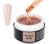 Easy Fluid Gel Construction Ongle Uv - Perfect Nude - Idéal Pour French Manucure - Nail Extension Gel Et Modelage - Nail Art Ongles - Cache Les Défauts Des Ongles - Builder Gel - 15ml