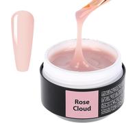 Easy Fluid Gel Construction Ongle Uv - Rose Cloud- Idéal Pour French Manucure - Nail Extension Gel Et Modelage - Nail Art Ongles - Cache Les Défauts Des Ongles - Builder Gel - 15ml