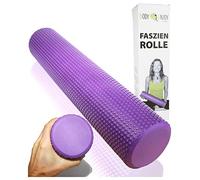 EasY FoxY ToY Rouleau de Massage Dos en Mousse EVA; Soft Trigger Point Fascias Foam Roller pour Relaxation et Recuperation Musculaire; Rouleau Massant Yoga Pilates étirement du Dos