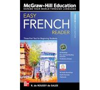 Easy French Reader – Texte en trois parties pour étudiants débutants
