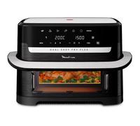 Easy Fry Dual Flex Air Fryer 9 L, Double Zone, Séparateur Amovible, 7 Programmes, Jusqu'à 8 Personnes, Noir EZ9228F0