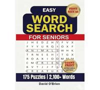 Easy Giant Word Search for Seniors: Extra Large 32-Point Print Word Puzzles for Relaxation and an Active Mind
