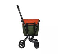 EASY GO Poussette de Marché Chariot de courses PLAYMARKET Olive-Orange