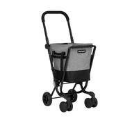 EASY GO Poussette de Marché Chariot de courses PLAYMARKET Texturé Gris