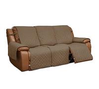 Easy-Going Housse de canapé inclinable réversible pour 3 Places, Housse de canapé divisée pour Chaque siège, Protection de Meubles avec Sangles élastiques, résistante aux Enfants, aux Chiens, aux