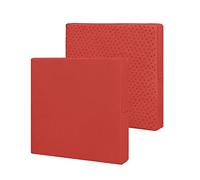 Easy-Going Lot de 2 Housses de Coussin de Rechange imperméables et antidérapantes avec Fermeture éclair pour Patio et extérieur, 61 x 61 x 10,2 cm, Rouge Terre Cuite