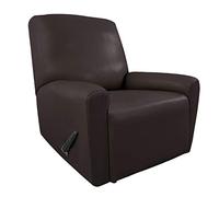 Easy-Going Lot de 4 Housses de canapé Extensibles et imperméables en Cuir synthétique avec Sangle élastique antidérapante pour Animaux de Compagnie, Enfants, Chats et Chiens (Fauteuil inclinable,