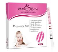 Easy@Home 20 bandelettes de test de grossesse pour une détection précoce, 10 mUI/mL, largeur de 5 mm