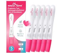 Easy@Home Bâtonnets de test de grossesse avec indicateur de résultat clair