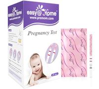 Easy@Home Tests de Grossesse Tests HCG Détection Précoce Bandelettes 10mIU/mL Résultats Précis avec une Application Française Intelligente (iOS et Android) Test de Fertilité (25 hCG)