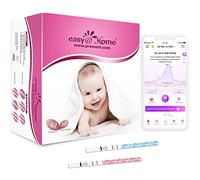 Easy@Home Tests d'Ovulation et Tests de Grossesse Précoce en Bandelette, 40LH+10HCG Soutenu par l’APP de Fertilité Gratuite PREMOM