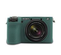 Easy Hood A6700 Étui de protection en silicone souple anti-rayures pour appareil photo reflex numérique Easy Hood 6700 Vert