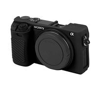 Easy Hood Housse pour Appareil Photo Numérique Sony Alpha A6000 Ilce-6000, Housse de Protection en Silicone Souple Résistante Aux Rayures (Noir)