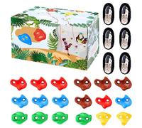 Easy Install Climbing Holds, Adventure Climbing Accessories, Fun Climbing Wall Kit, Kids Exercise Equipment, Active Play Climbing Holds, Kids Outdoor Adventure Gear, Climbing Holds for Indoor Use