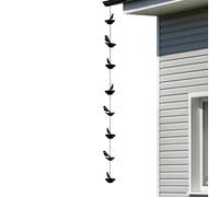 Easy Installation: Measures 39.37 inches with simple attachment to standard gutters, providing a convenient and stylish solution for rainwater management while enhancing the overall exterior appearanc