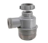 Easy Installion P Siphon de rechange visibles amovibles pour cuisine, salle de bain et éviers d'élimination des ordures, pièces de rechange pour plomberie