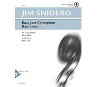 Easy jazz conception bass lines basse +cd