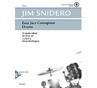 Easy jazz conception for drums batterie +cd