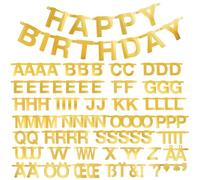 Easy Joy Lot de 146 bannières personnalisées pour anniversaire, mariage, remise de diplôme, fête prénatale, décoration