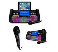 Easy Karaoke EKS780-BT Machine de karaoké Bluetooth CD+CDG avec Haut-Parleur, 1 Microphone, lumières Disco LED et écran TFT Couleur 7"