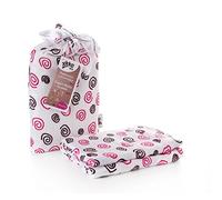 EASY KINDERIDEEN BMB120022A Couverture en bambou pour emmaillotage, emmaillotage ou comme support Violet 120 x 120 cm