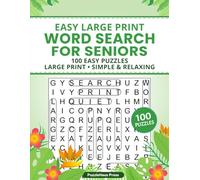Easy Large Print Word Search for Seniors: 100 Easy Puzzles - Big Letters - Simple & Relaxing