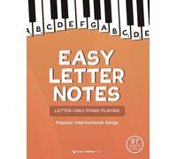 Easy Letter Notes. Popular International Songs + Videos: Letter-only piano playing.