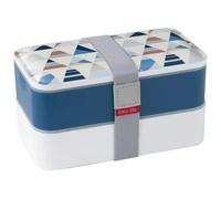EASY LIFE Boîte repas 2 compartiments Bleu - Lunch Box