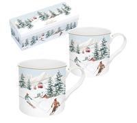 Easy Life COFFRET 1 MUG 27,5CL EN PORCELAINE CHALET