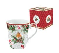 Easy Life COFFRET 1 MUG 27,5 N PORCELAINE CHRISTMAS BERRIES