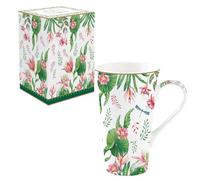 Easy Life COFFRET 1 MUG GEANT 60CL EN PORCELAINE BOTANIC CHIC