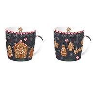 EASY LIFE Coffret 2 mugs 35 cl - Pain d'Épices